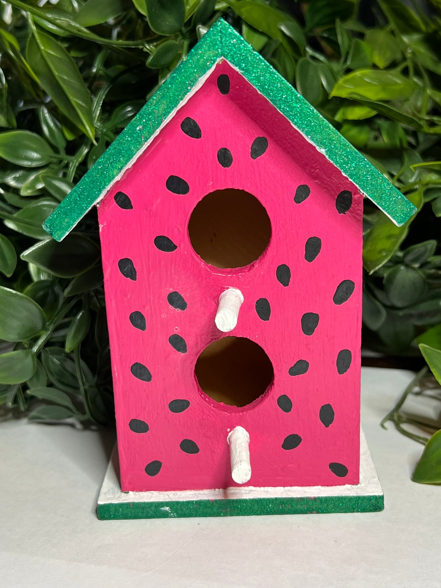 Watermelon birdhouse-medium