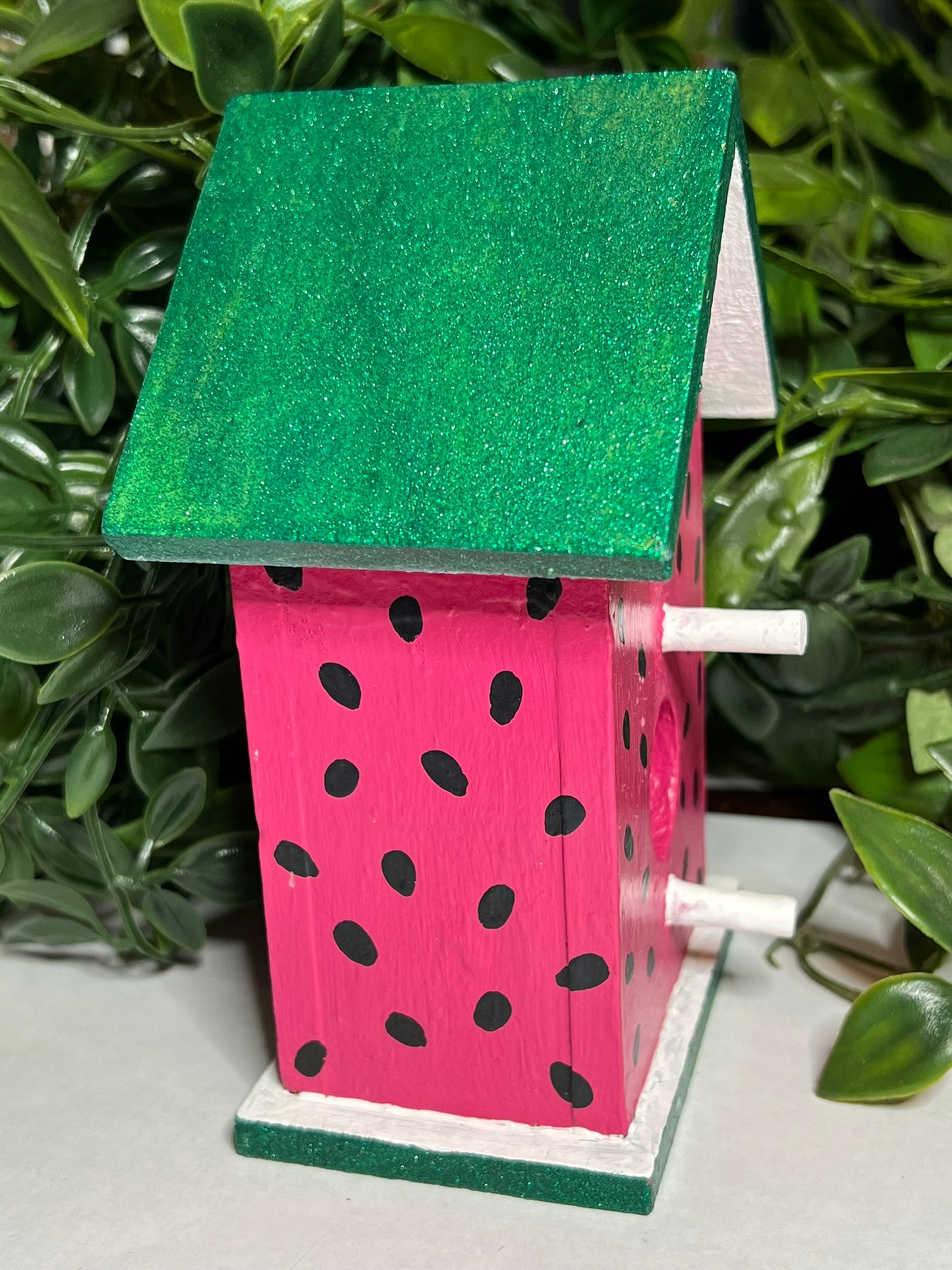 Watermelon birdhouse-medium