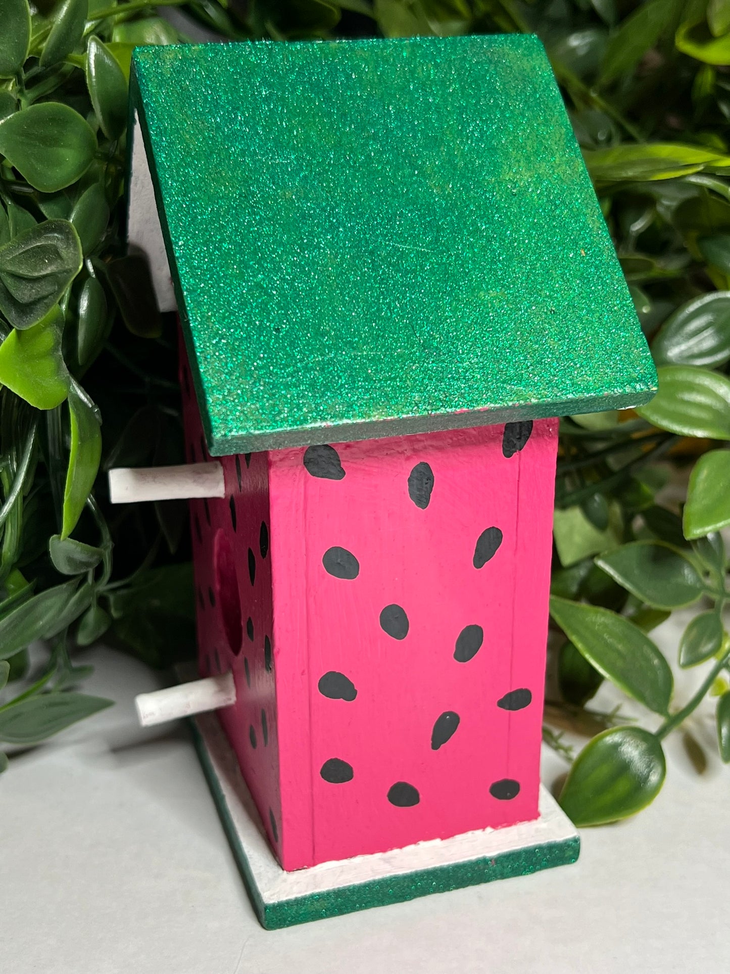 Watermelon birdhouse-medium