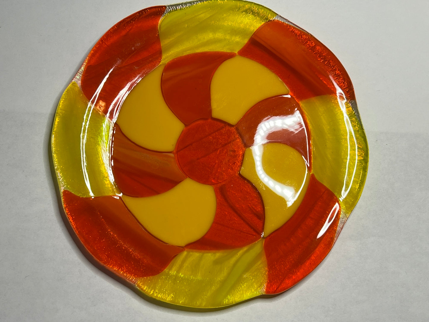 Swirl Glass Plate