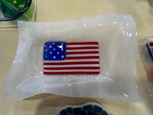 American Flag Dish