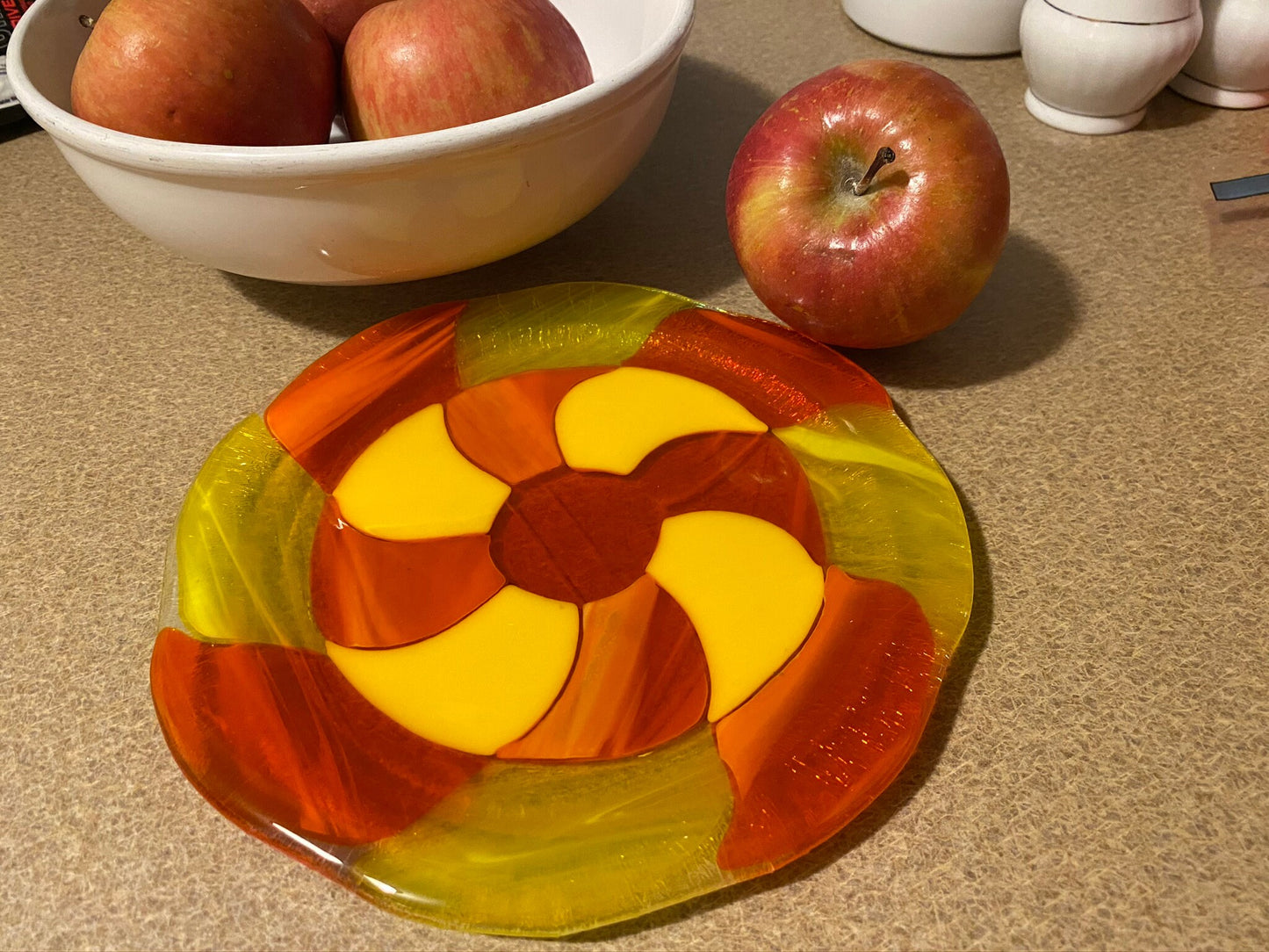 Swirl Glass Plate