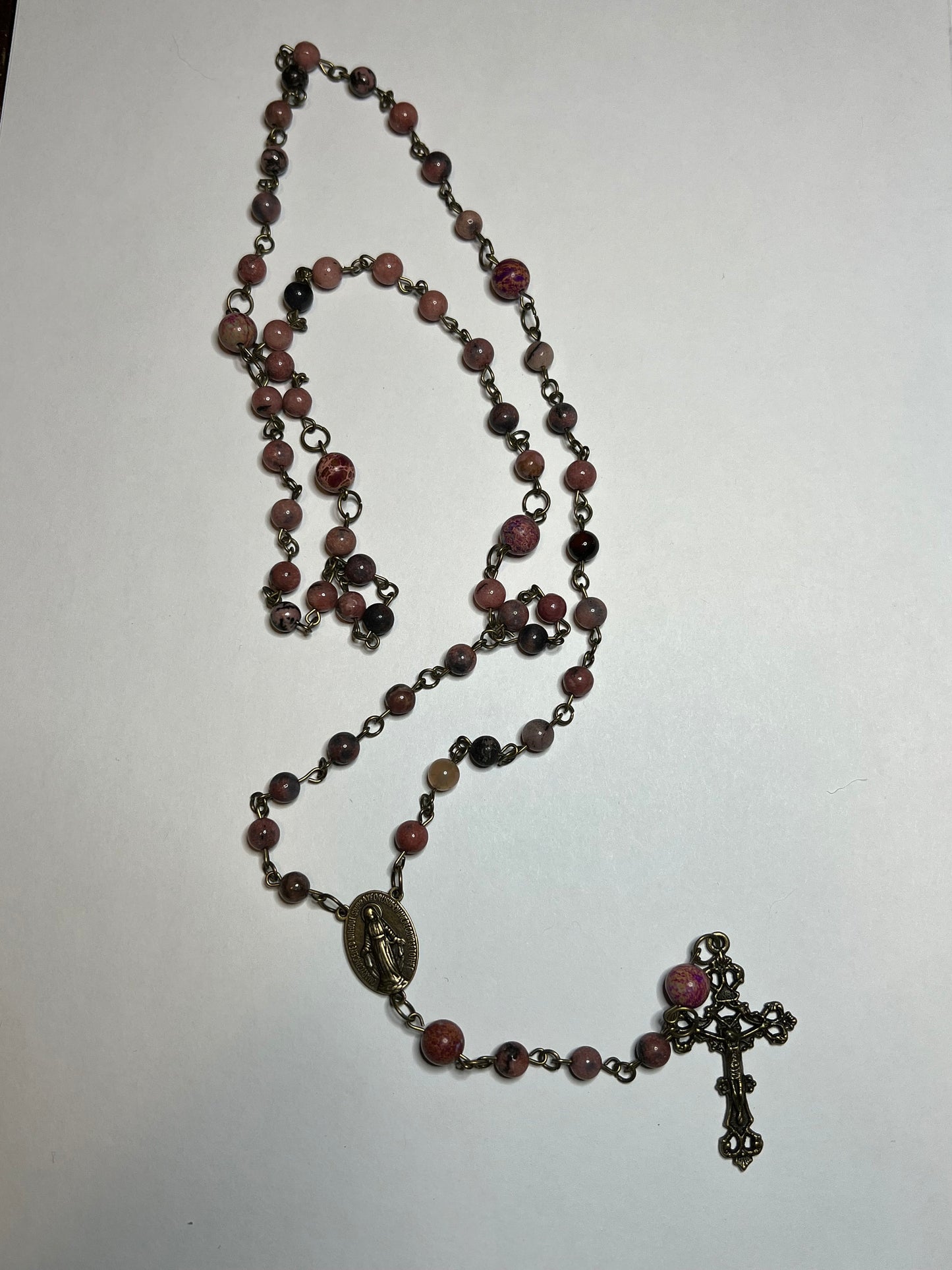 Handmade Rosary with custom storage chest